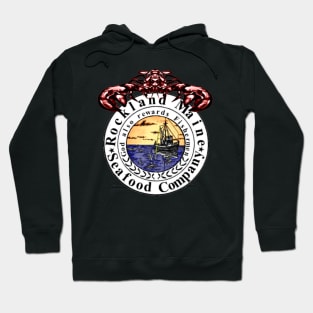 Rockland Maine Seafood Seal Hoodie